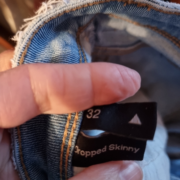 Abrand Jeans ripped knee dropped skinny 32 - Picture 7 of 13